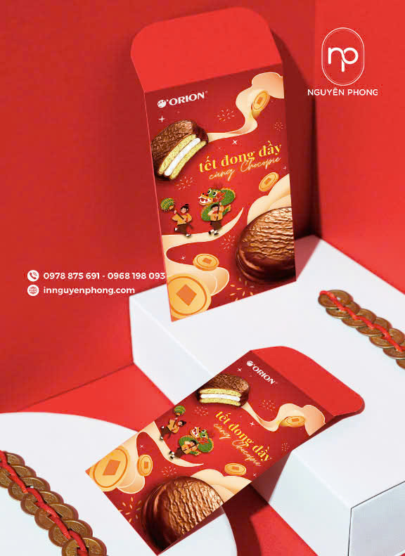 In bao lì xì đọc đáo sáng tạo 